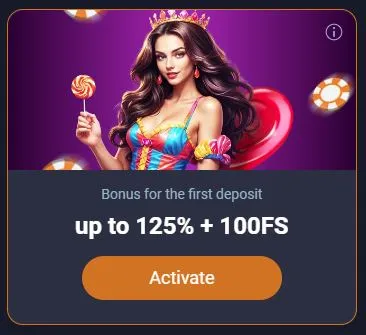 VOX Casino bonus 125% + 100 FS