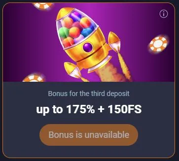 VOX Casino bonus 175% + 150 FS